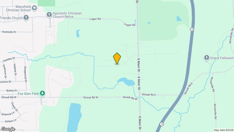 166 Brushwood Dr Map and Location Details