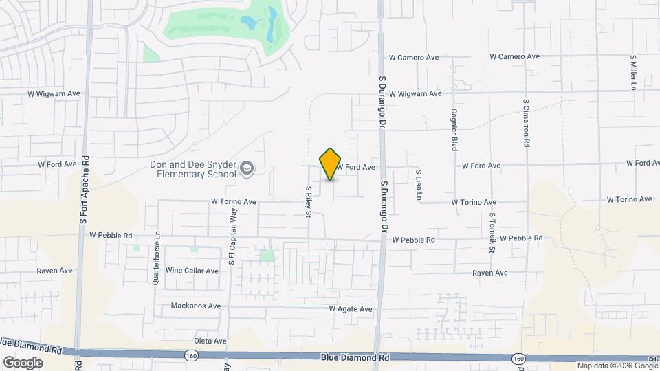 8751 Oak Lawn St Map and Location Details