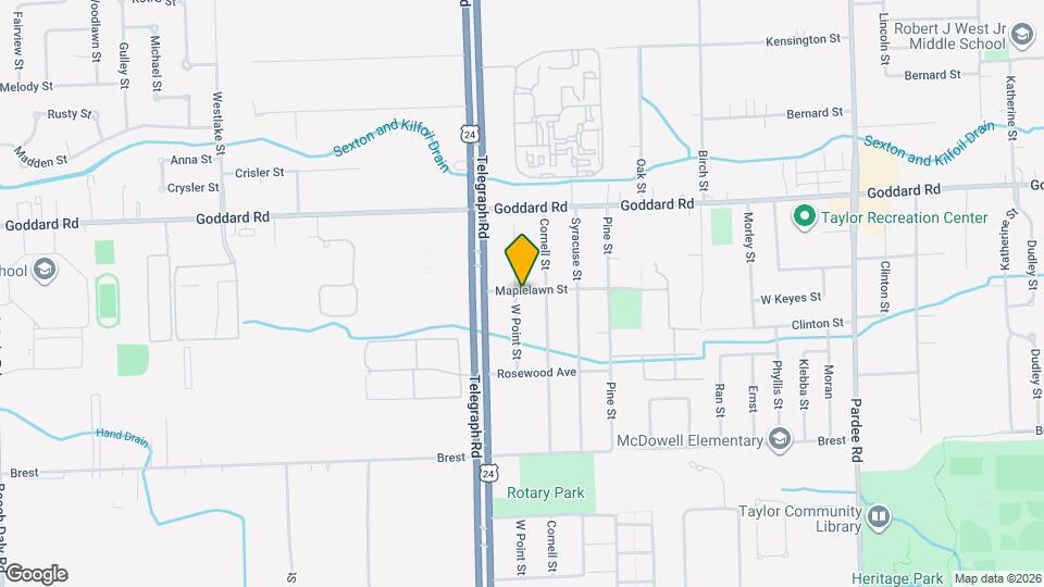 11409 W Point St Map and Location Details