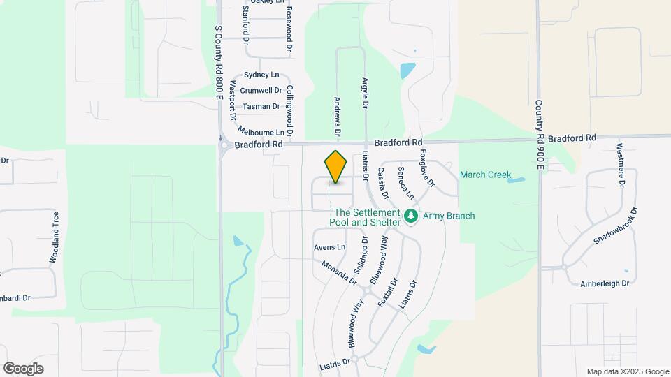 8384 Bluestem Ln Map and Location Details