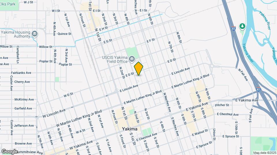 309 N 3rd St Map and Location Details