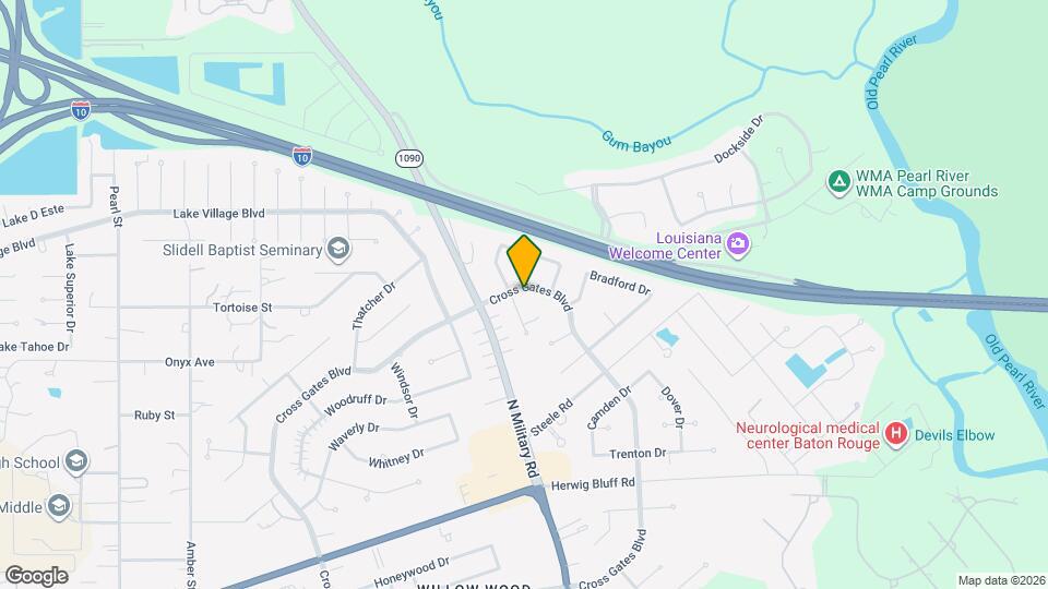 555 Cross Gates Blvd Mapa y Detalles de la Ubicación