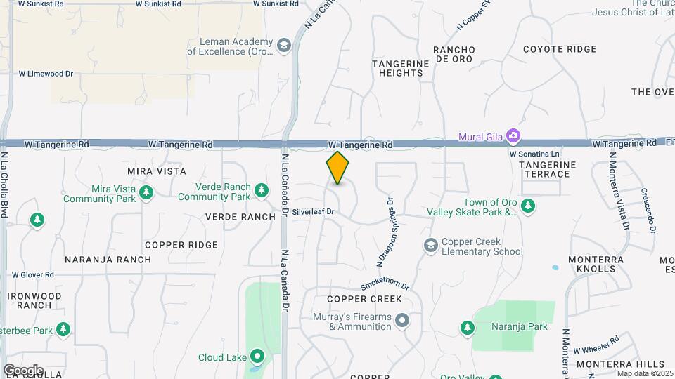 11854 N Desert Slopes Way Map and Location Details