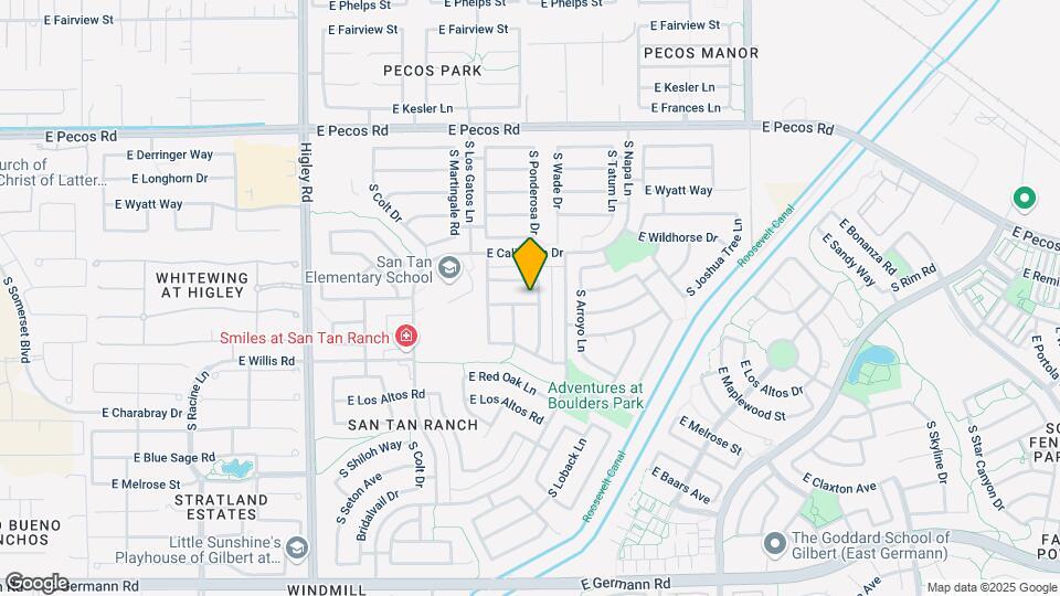 3596 E Waterman St Map and Location Details