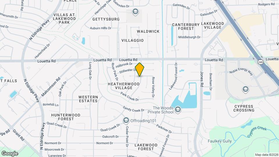 15127 Forest Lodge Dr Map and Location Details