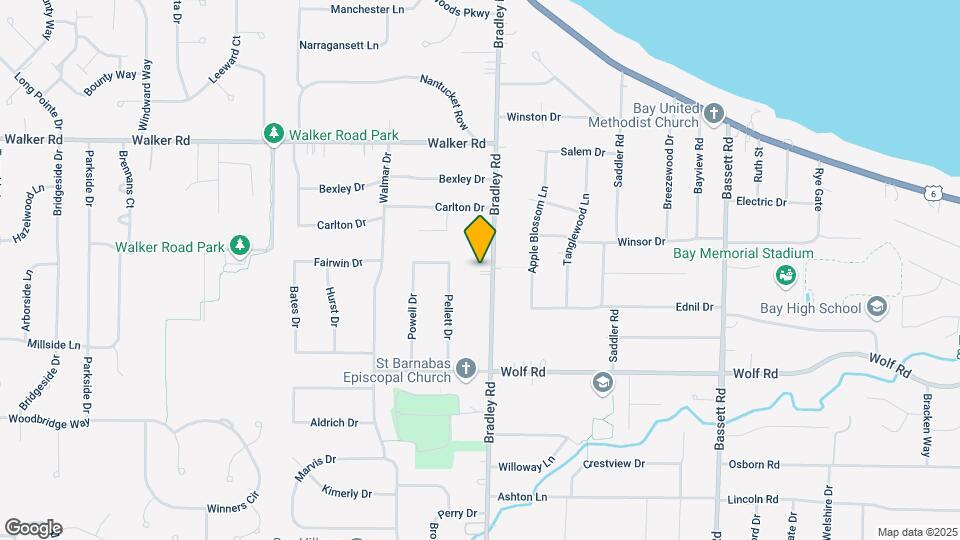 384 Bradley Rd Map and Location Details