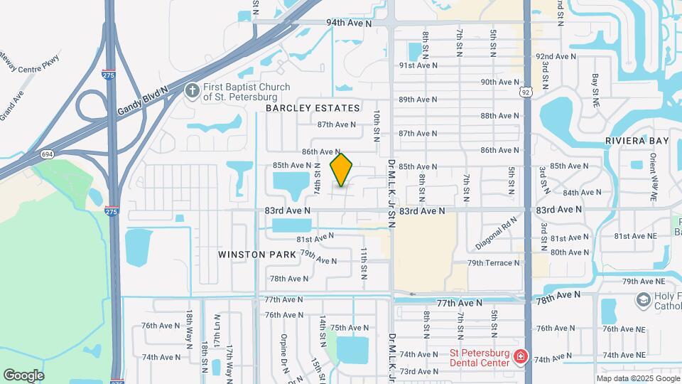 1245 84th Ave N Map and Location Details