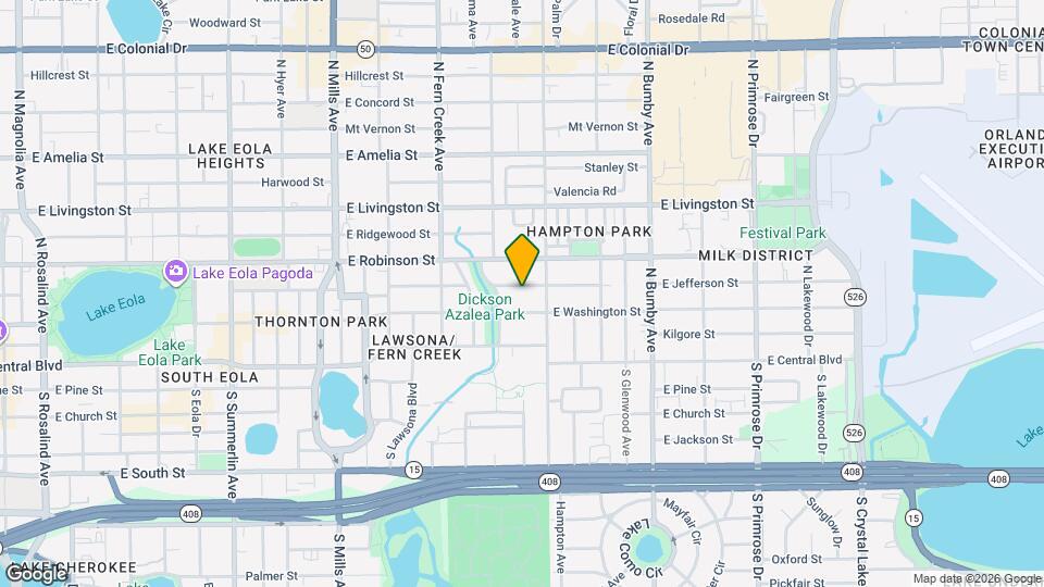 1900 E Jefferson St Map and Location Details