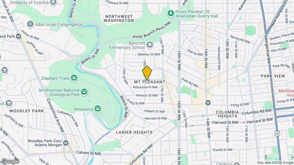 3169 18th St NW Map and Location Details