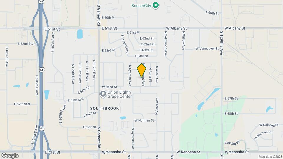 1716 N Butternut Ave Map and Location Details