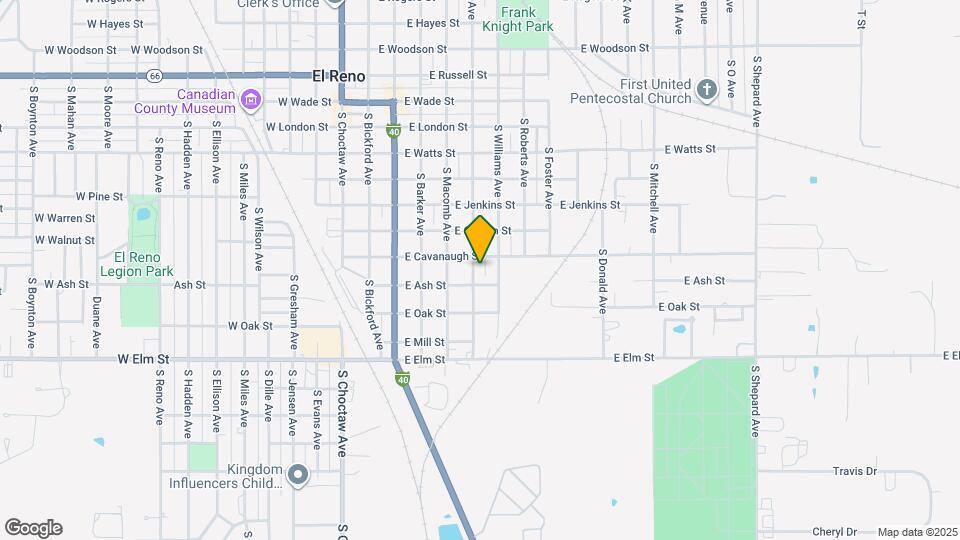 913 S Hoff Ave Map and Location Details