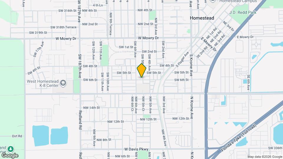513 SW 6th St Map and Location Details