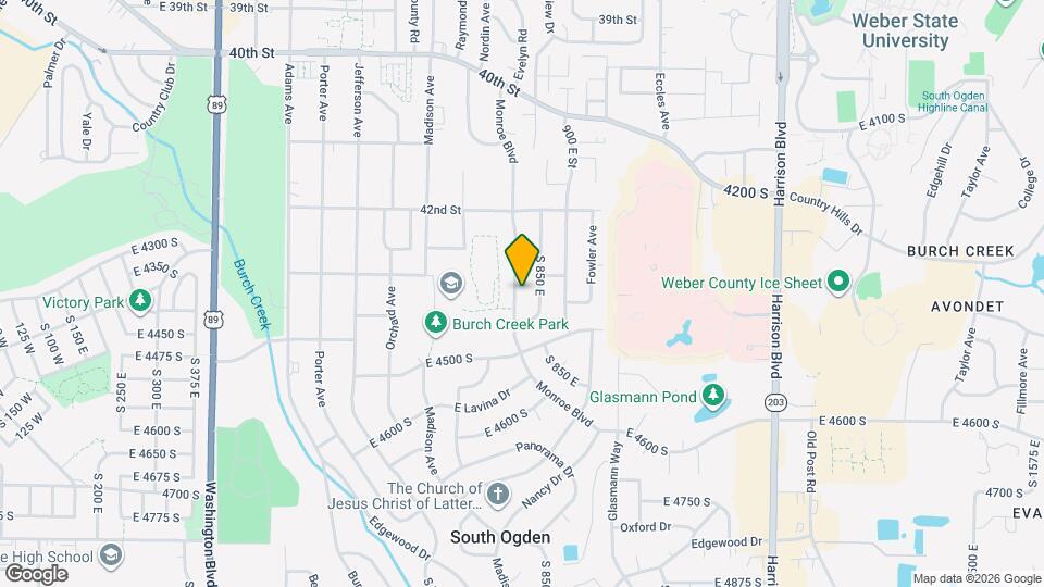 4334 Monroe Blvd Map and Location Details