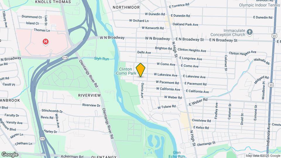 208 --214 W Pacemont Road Mapa y Detalles de la Ubicación