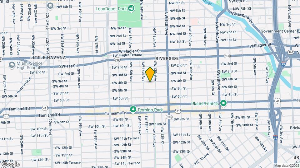 1334 SW 4th St Map and Location Details