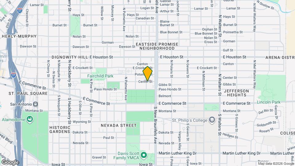 1202 Center St Mapa y Detalles de la Ubicación
