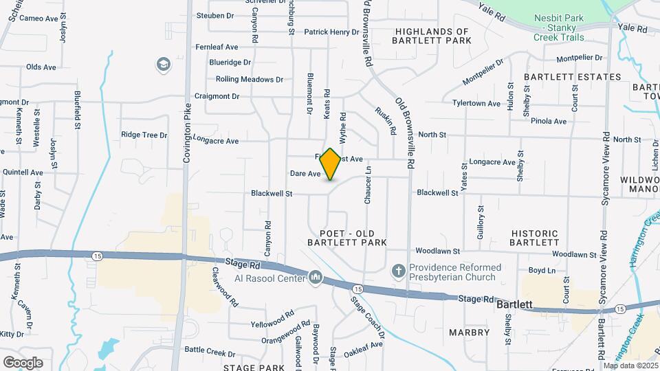 5334 Blackwell St Map and Location Details