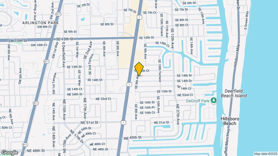 1400 SE 8th Ave Mapa y Detalles de la Ubicación
