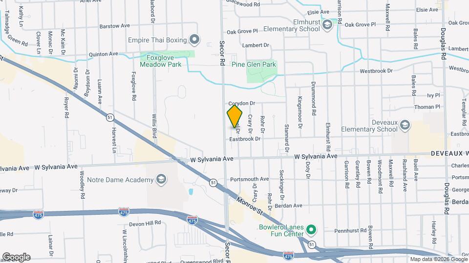 4113 Vogel Dr Map and Location Details