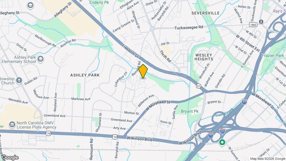 1731 Evergreen Dr Map and Location Details