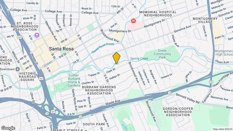 1033 Clark St Mapa y Detalles de la Ubicación