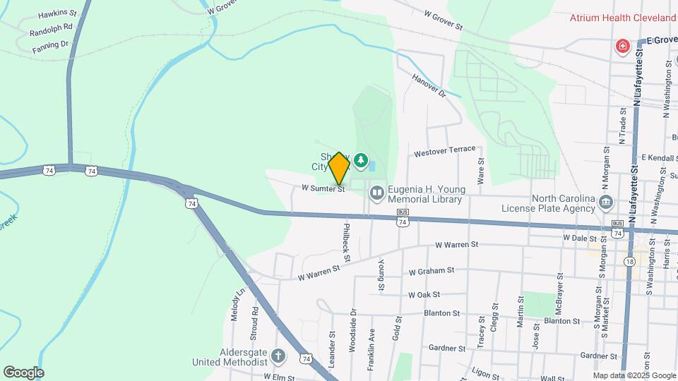 916 W Sumter St Map and Location Details