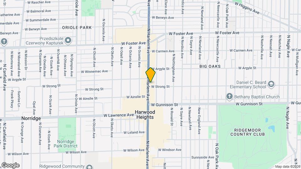 4903 N Harlem Ave Map and Location Details