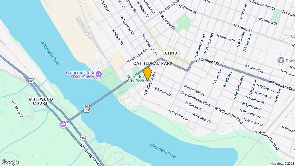 8622 N Edison St Mapa y Detalles de la Ubicación