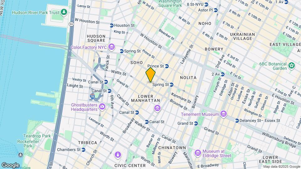 70 Mercer St, Unit 4W Mapa y Detalles de la Ubicación