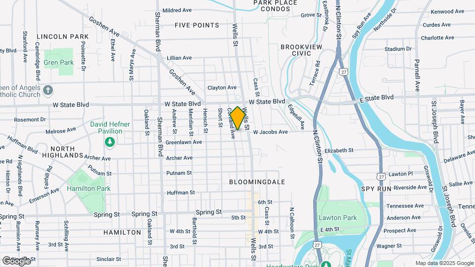 2014 Cortland Ave Mapa y Detalles de la Ubicación