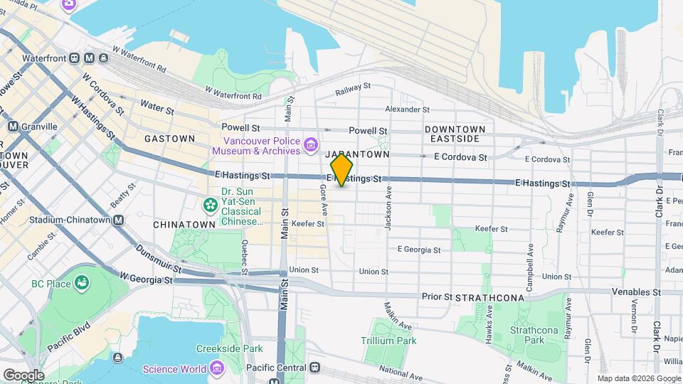 Pender Residence Map and Location Details