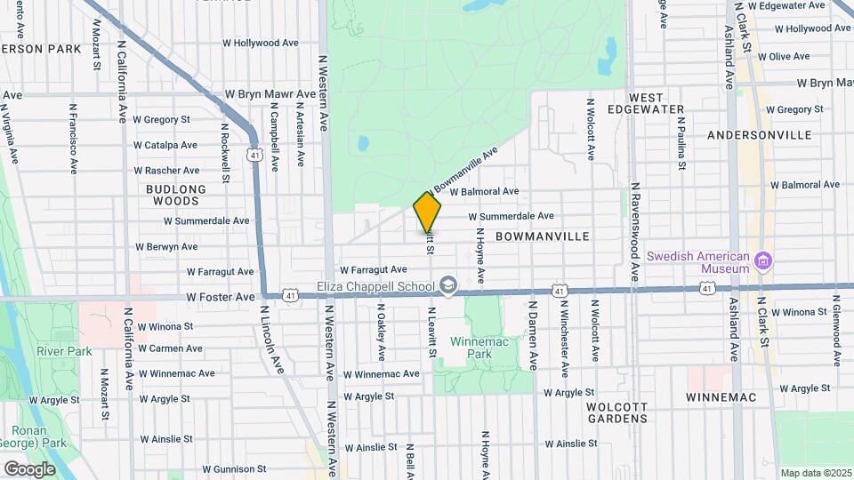 2200 W Berwyn Ave Mapa y Detalles de la Ubicación