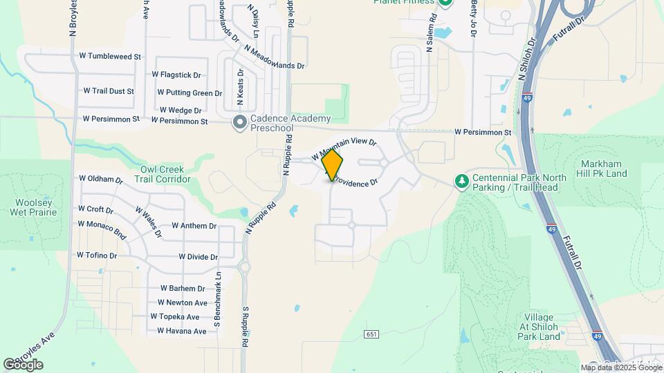 203 N Powderhorn Dr Map and Location Details
