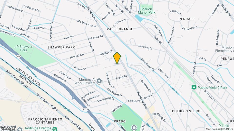 8484 Alameda Ave Map and Location Details