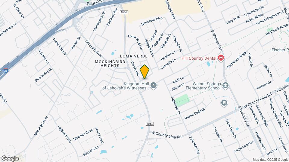 1751 Loma Verde Dr Map and Location Details