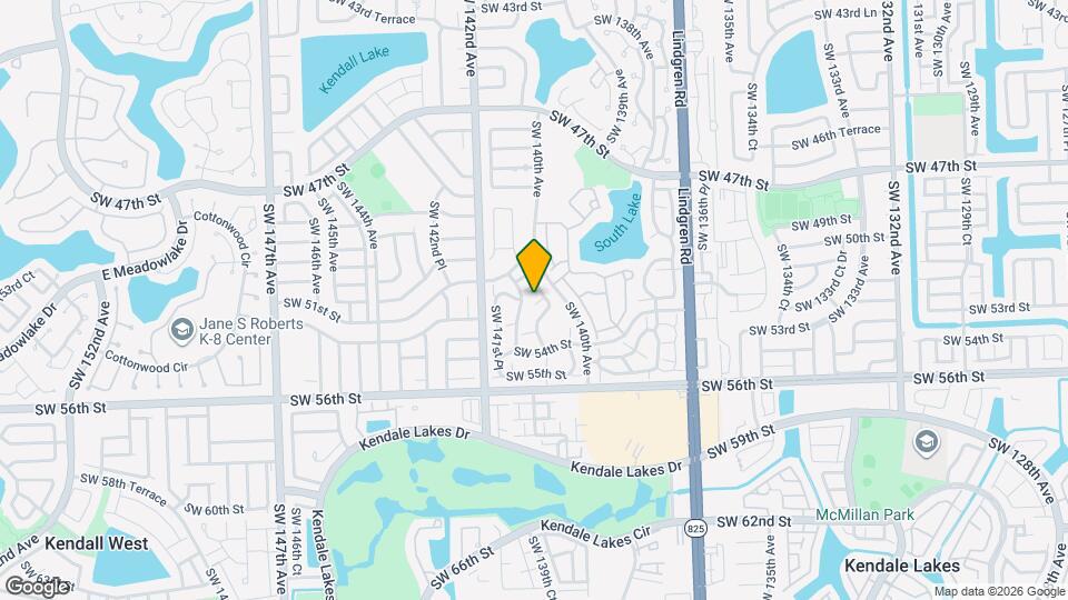 14057 SW 52nd Terrace Map and Location Details
