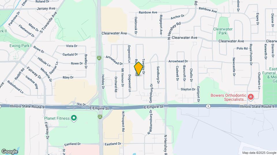 1219 Rutledge Rd Map and Location Details