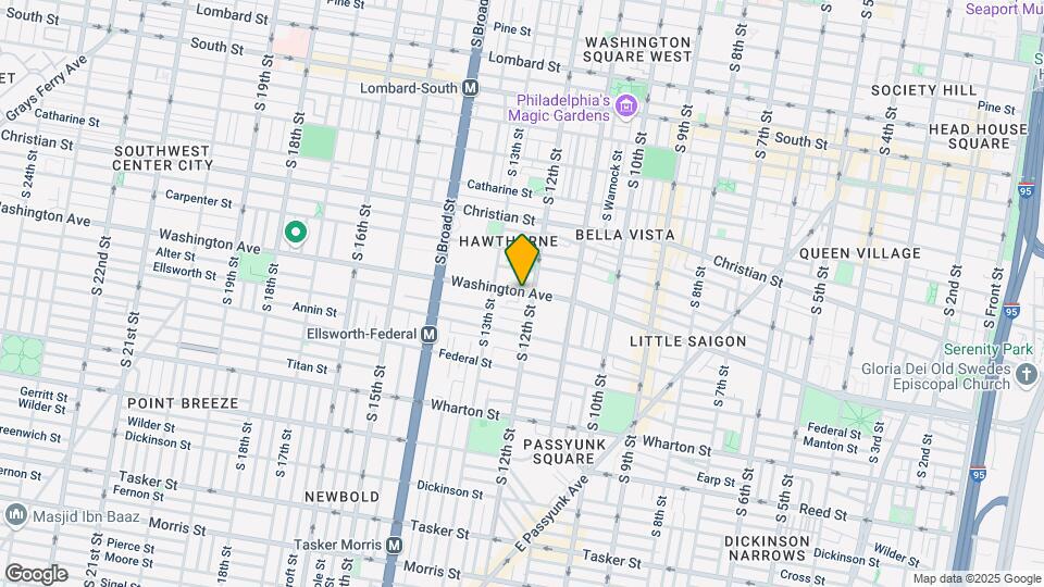 1204 Washington Ave Map and Location Details
