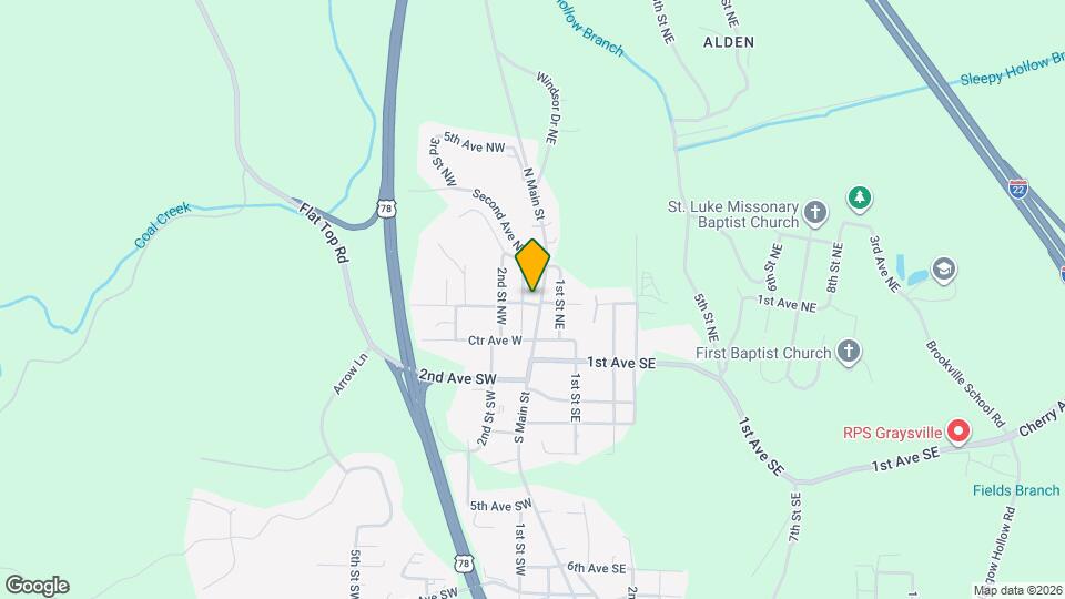 114 N Main St Map and Location Details