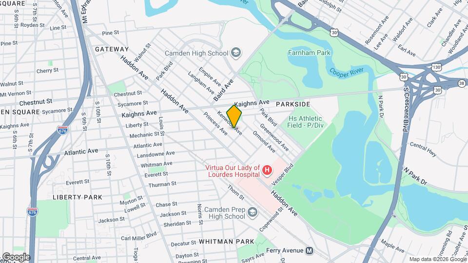 1437 Kenwood Ave Map and Location Details