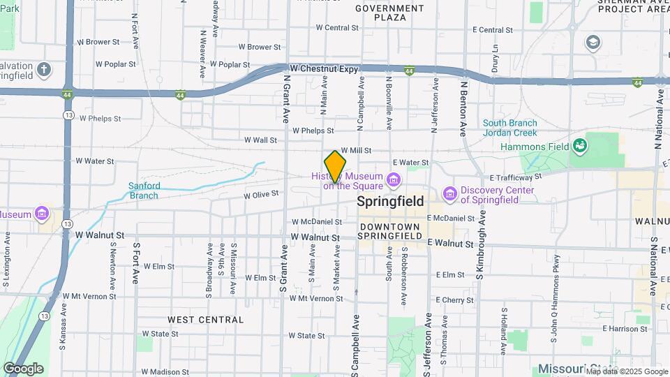 235 N Market Ave Map and Location Details