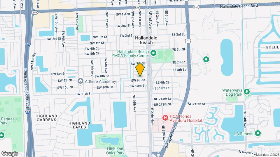 34 SW 9th St-Unit -1 Map and Location Details