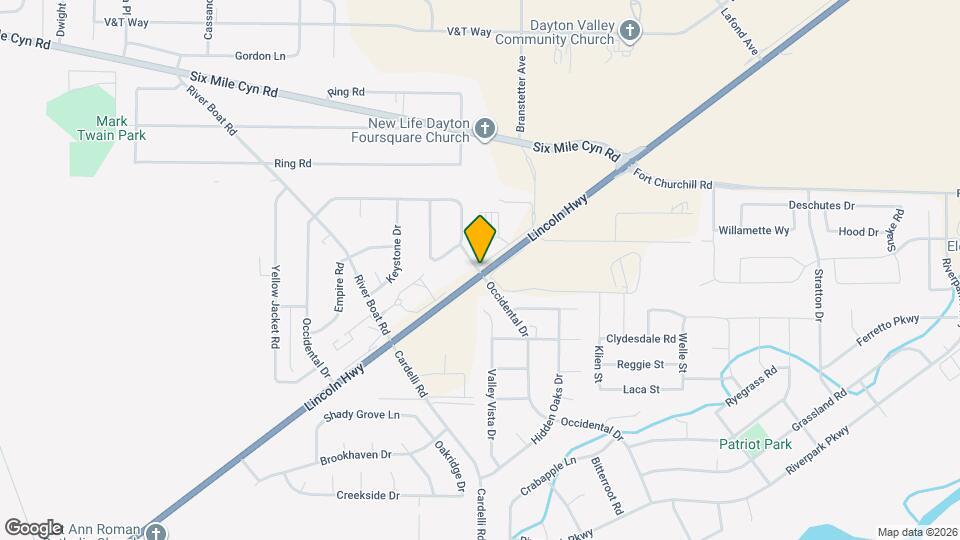 504 Occidental Dr Map and Location Details