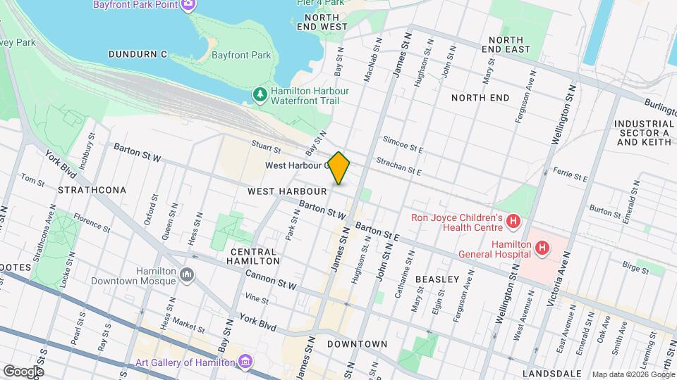 26 Murray St W Map and Location Details