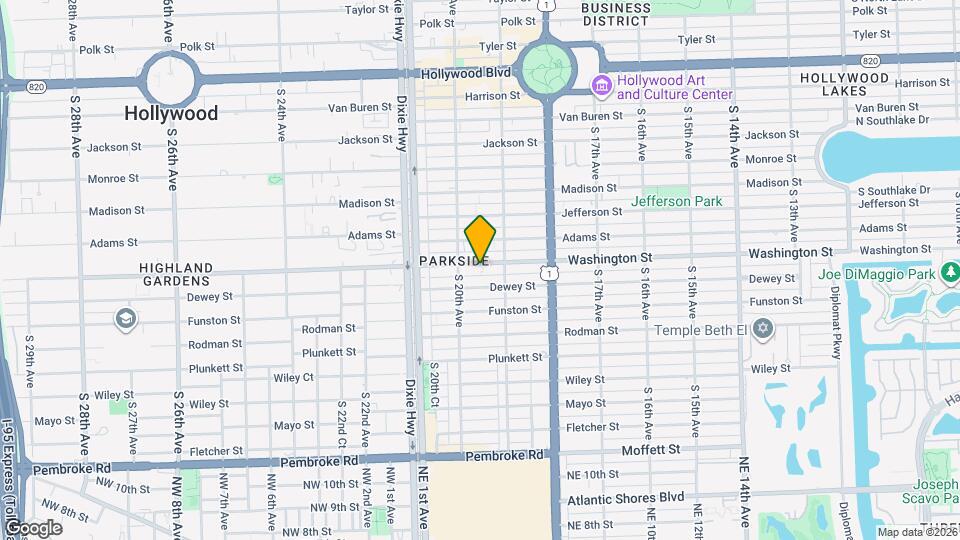 1934 Washington St Mapa y Detalles de la Ubicación