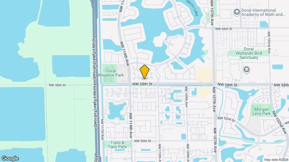 11264 NW 58th Terrace Map and Location Details