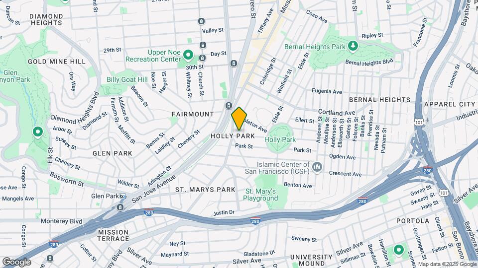 117 Highland Ave Mapa y Detalles de la Ubicación