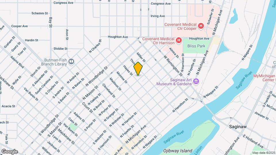 707 N Porter St, Unit 1 Map and Location Details