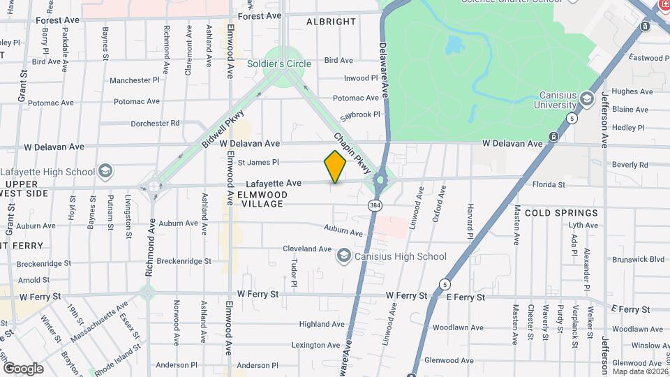 753 Lafayette Ave Map and Location Details