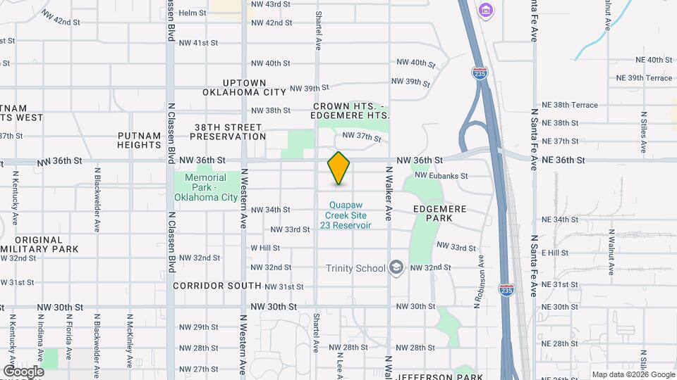 617 1/2 NW 35th St Map and Location Details